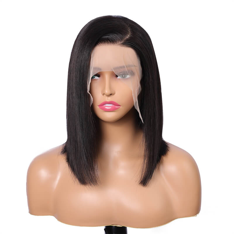 Lace front wig - Best women Bob wig with invisible hair knots